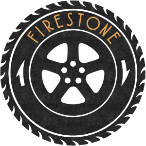 firestone with hubcap